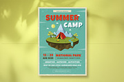 Summer Camp Flyer, a Flyer Template by Totem Design Studio (Thumbnail 1 of 5)