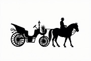 Vintage Horse Carriage Bundle, an Illustration by jahid234 (Thumbnail 5 of 7)