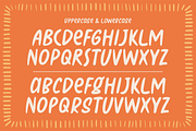Wave on Earth Beach Handwritten Font, a Handwritten Font by Pekotype (Thumbnail 3 of 15)