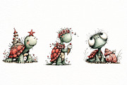 Whimsical summer turtle Clipart, an Illustration by Designworld (Thumbnail 5 of 5)