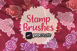 Dansdesign Roses Brush Stamp Procrea