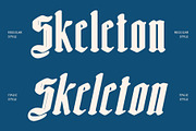 CS Namika Drawn, a Blackletter Font by Craft Supply Co. (Thumbnail 3 of 8)