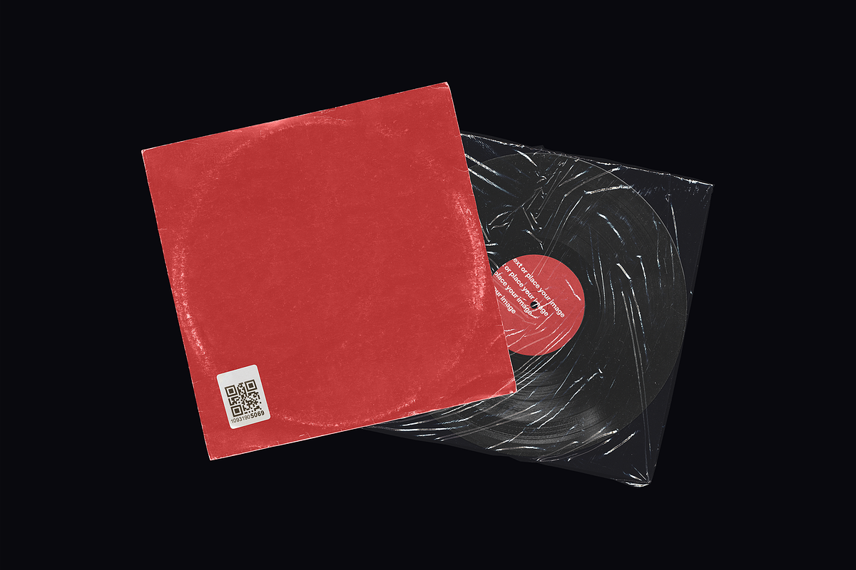 Vinyl Record Mockup, a Packaging Mockup by BORT GRAPHIC (Photo 8 of 8)