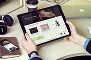 iPad Pro Mockups v1, an iPhone Mockup by 2dsight (Thumbnail 1 of 7)