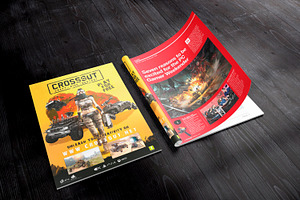 Opened and Closed Portrait Magazine
