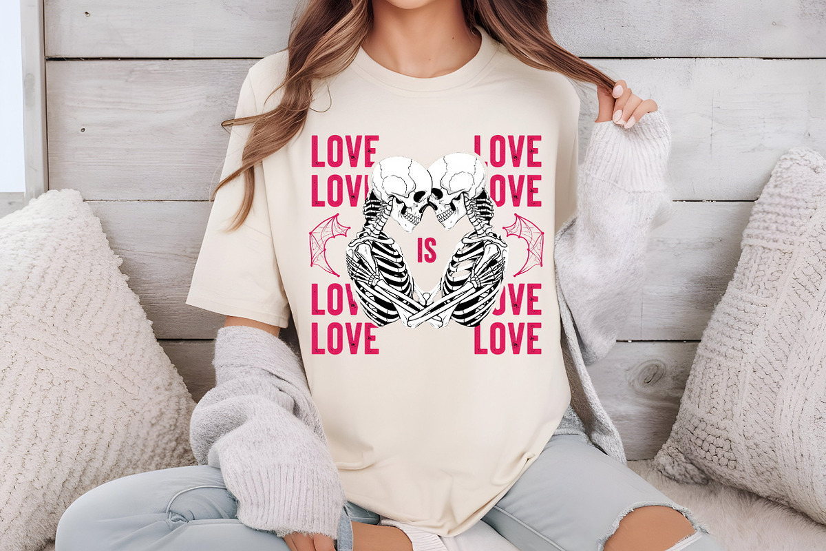 love skeleton couple PNG, an Illustration by DreamCafeArt (Photo 5 of 6)