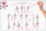 Summer Flowers Alphabet PNG, an Illustration by Tommy & Tilly Design (Thumbnail 2 of 4)