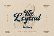 The Herera, a Script Font by Damelev (Thumbnail 7 of 10)