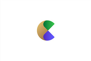 C company logo template.