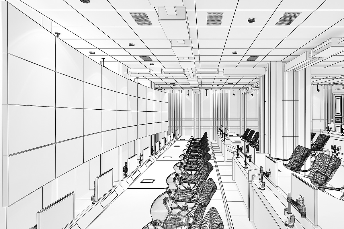 TV Studio Control Room 1, an Architecture 3D Model by akerStudio (Photo 11 of 42)