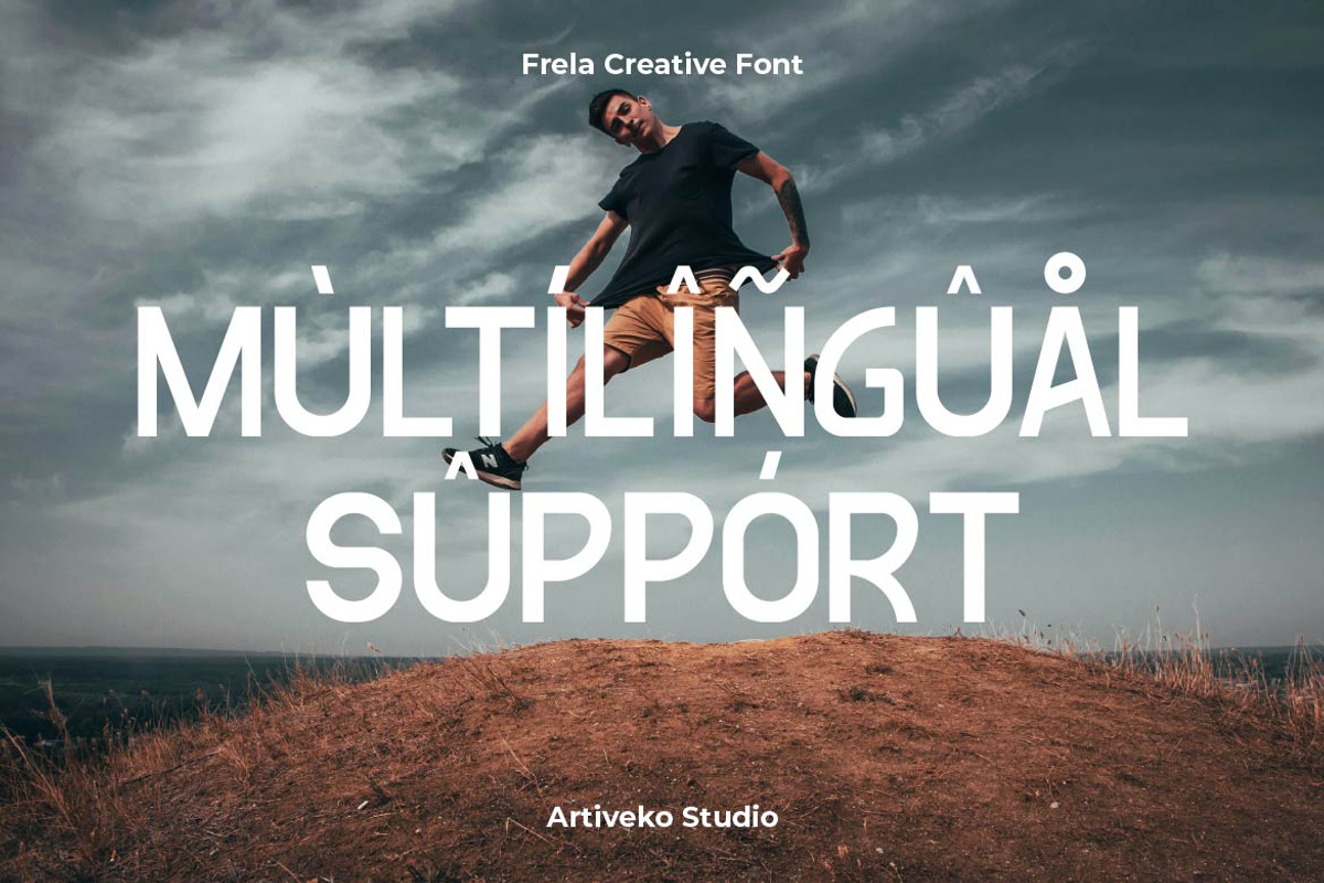 Frela Creative Sans Serif, a Sans Serif Font by Artiveko (Photo 3 of 10)