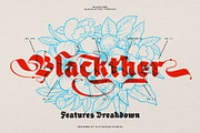 Blackther Typeface, a Blackletter Font by alit design (Thumbnail 12 of 20)
