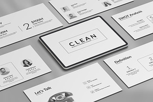 Clean Presentation Layout, a Presentation Template by Mighty-Slide