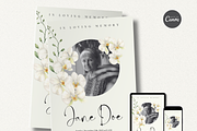 Funeral Program Template Set I Canva, an Invitation Template by The Social Stuff (Thumbnail 2 of 10)