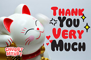Chubby Myaby Font + Bonus, a Font by fopifopi (Thumbnail 8 of 8)