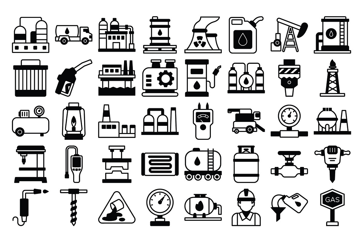 Oil Industry Vector Icons Pack, an Icon by Vector Portal (Photo 3 of 5)
