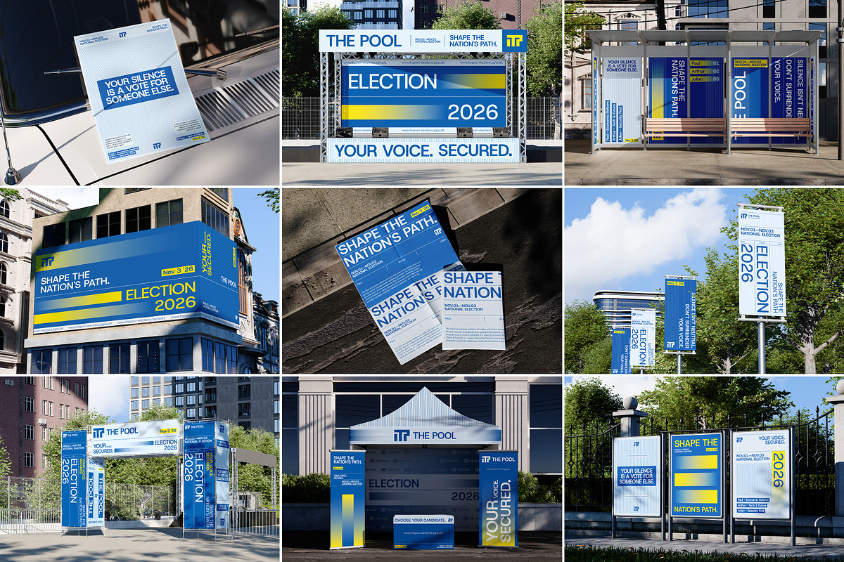 30 Outdoor Election Campaign Mockups, an Advertising Mockup by Vitora Mockup (Photo 1 of 17)