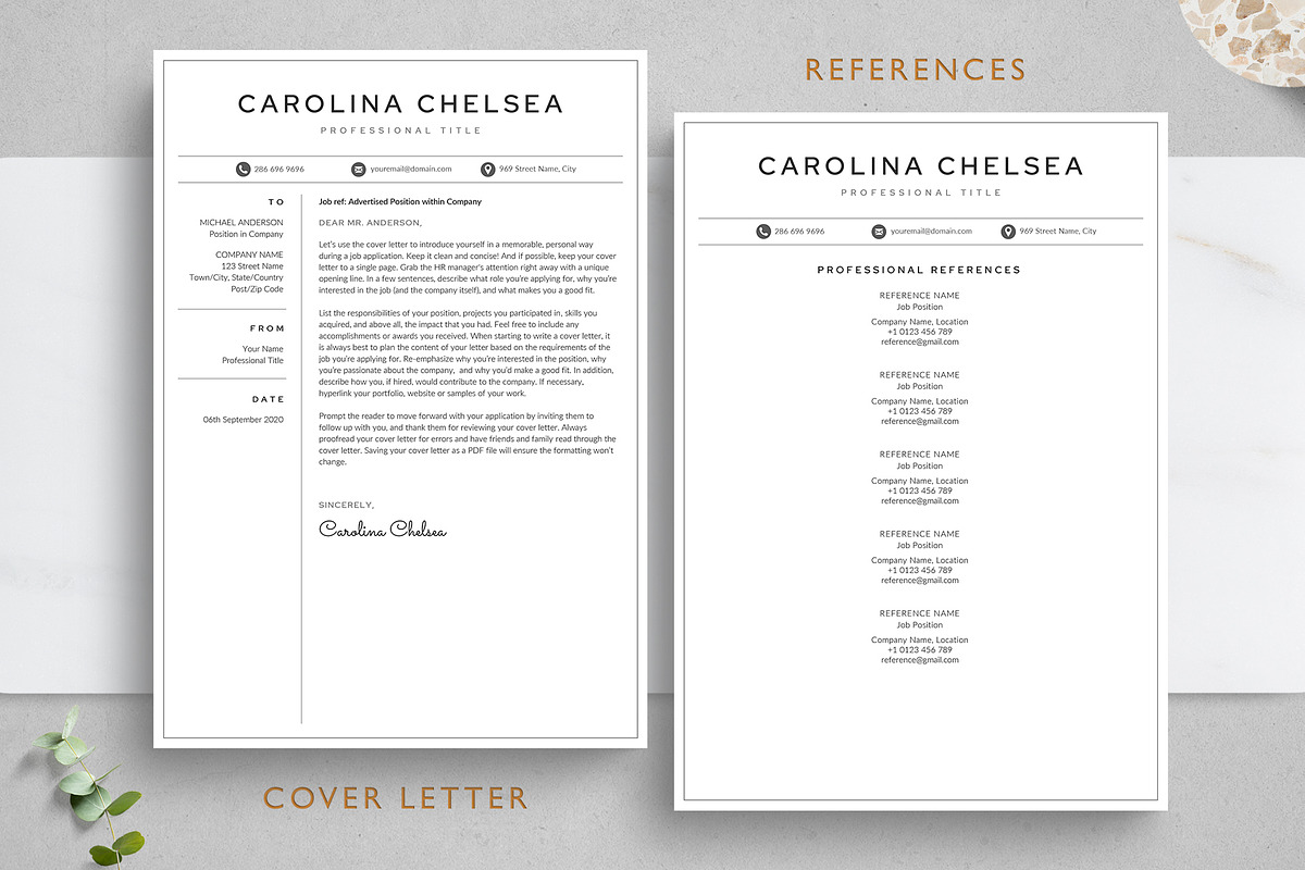 Resume/CV Template - CAROLINA, a Resume Template by TheStandOutResume (Photo 5 of 10)