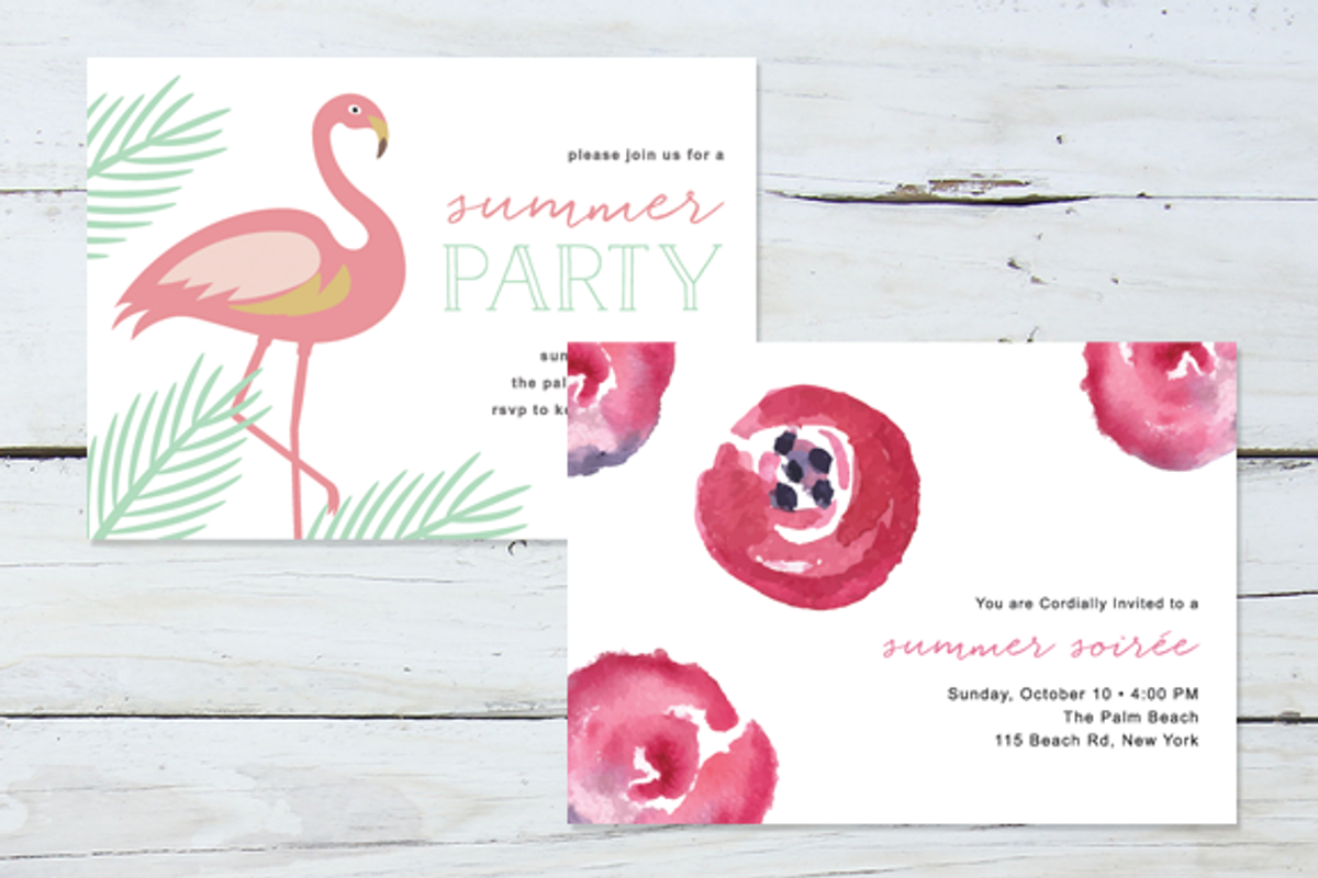 10 Summer Party Bundle, a Card Template by Pixejoo (Photo 5 of 5)