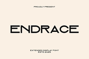 Endrace Expanded Sans, a Sans Serif Font by Artiveko