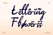 CS Sachie Pixel, a Script Font by Craft Supply Co. (Thumbnail 5 of 8)