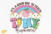 Teacher Valentine PNG Sublimation, a Seasonal Illustration by LemonDesign (Thumbnail 3 of 12)