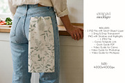 Waffle Tea Towel Mockup, a Household Mockup by EmpaviMockups (Thumbnail 4 of 6)