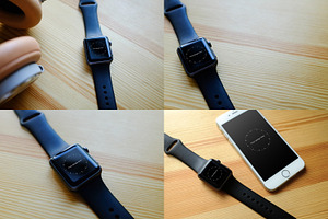 4 Apple Watch Mockups 1
