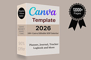 100+ Editable Canva Templates | 2026, a Print Template by Book2bees (Thumbnail 1 of 11)