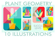 Stickers & pins Succulents, an Illustration by Onceli*art (Thumbnail 1 of 5)