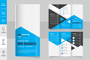 Corporate Business Trifold Brochure, a Print Template by Tanuart