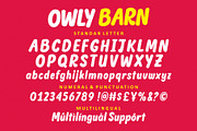 OWLY BARN - Friendly and Playful, a Sans Serif Font by Four Lines Std. (Thumbnail 9 of 10)