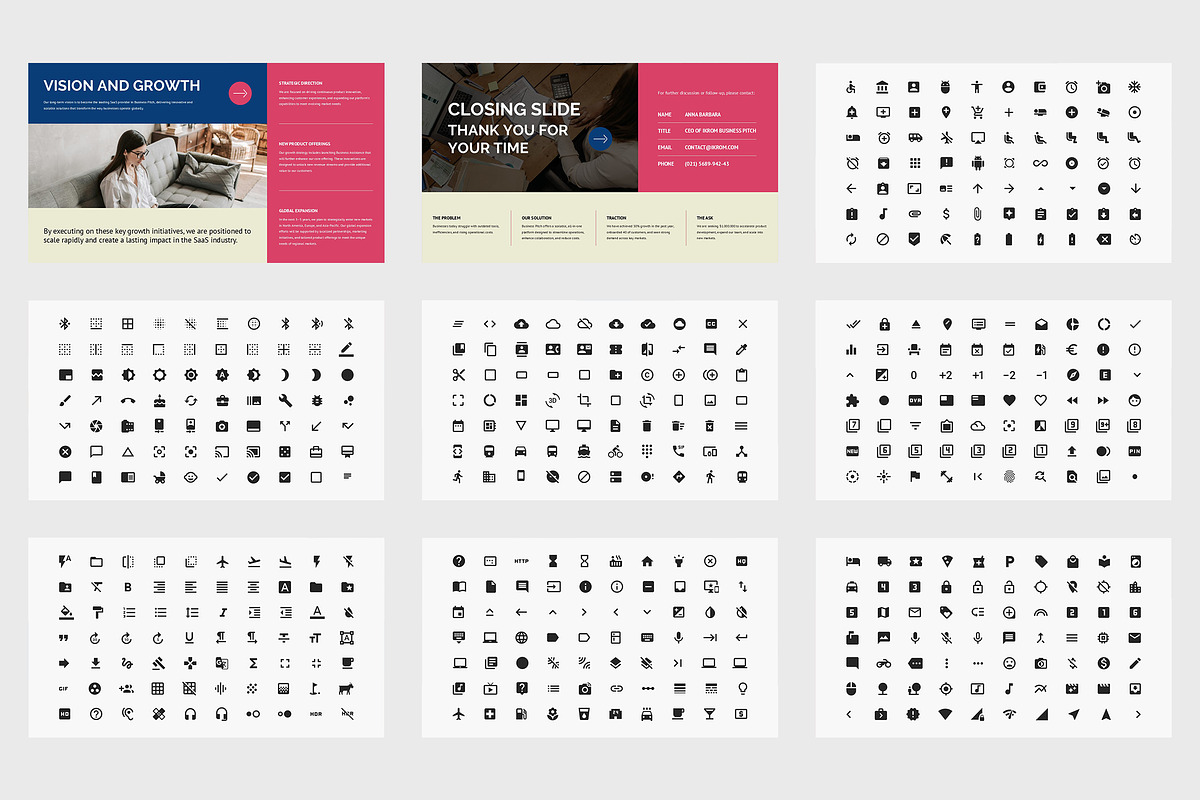 Ikrom : Saas Pitch Google Slides, a Presentation Template by Punkl Camp (Photo 5 of 10)