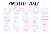 Speech Bubble| Symbols Fonts, a Symbol Font by Sirinart (Thumbnail 3 of 5)