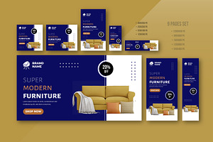 Modern Corporate Business Web Banner, a Social Media Template by MightyDesign