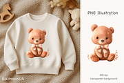 Teddy Bear Patterns & Clipart, an Animal Illustration by GoldmoonUA (Thumbnail 3 of 5)