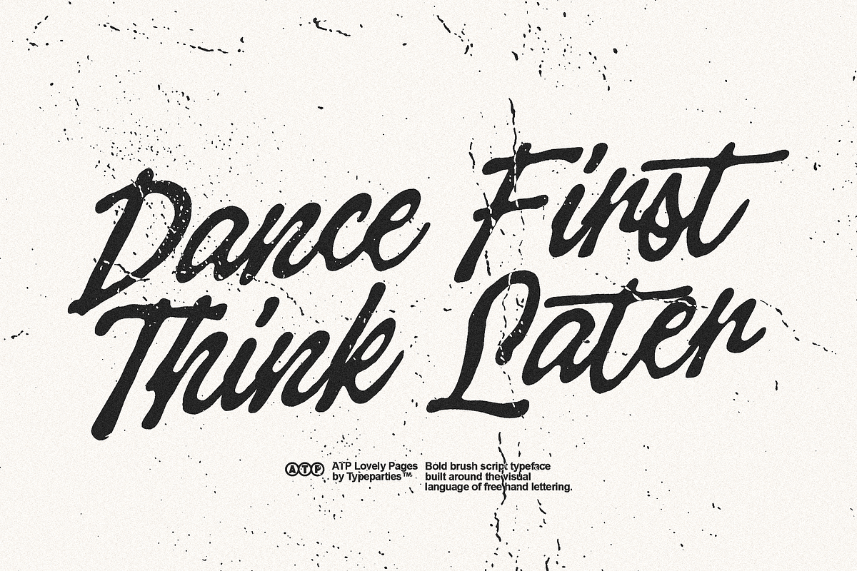 Lovely Pages - Brush Script Font, a Script Font by Typeparties (Photo 5 of 9)
