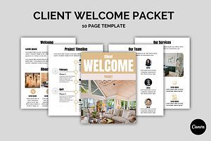 Client Welcome Packet Canva
