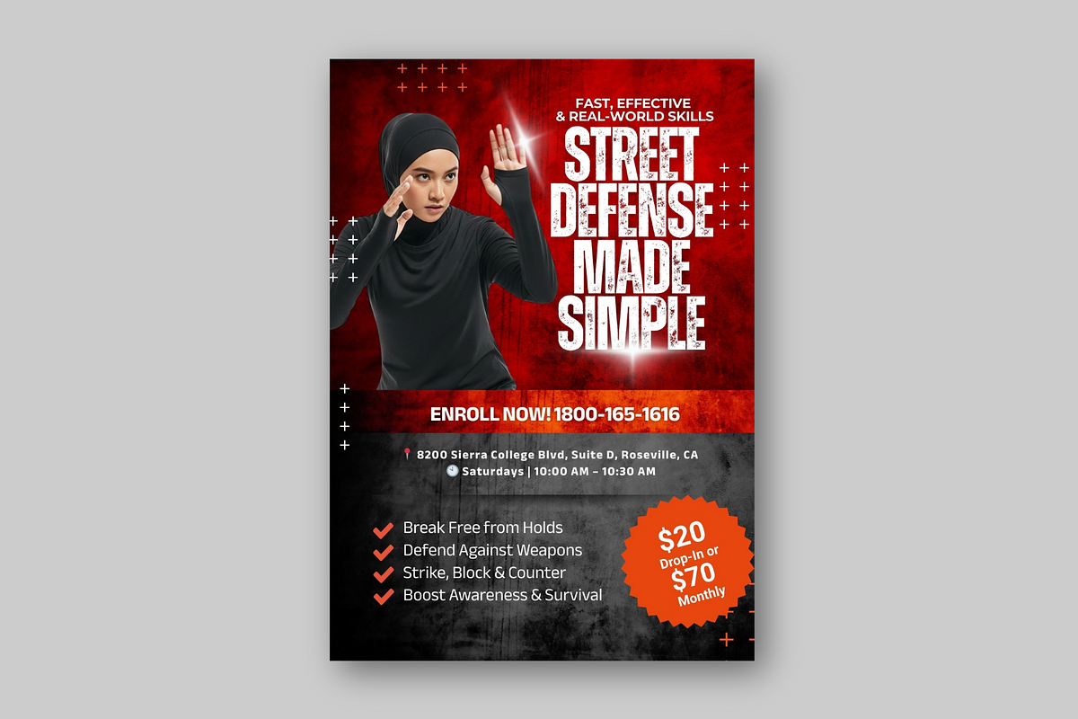 Street Defense Flyer for Women preview 4