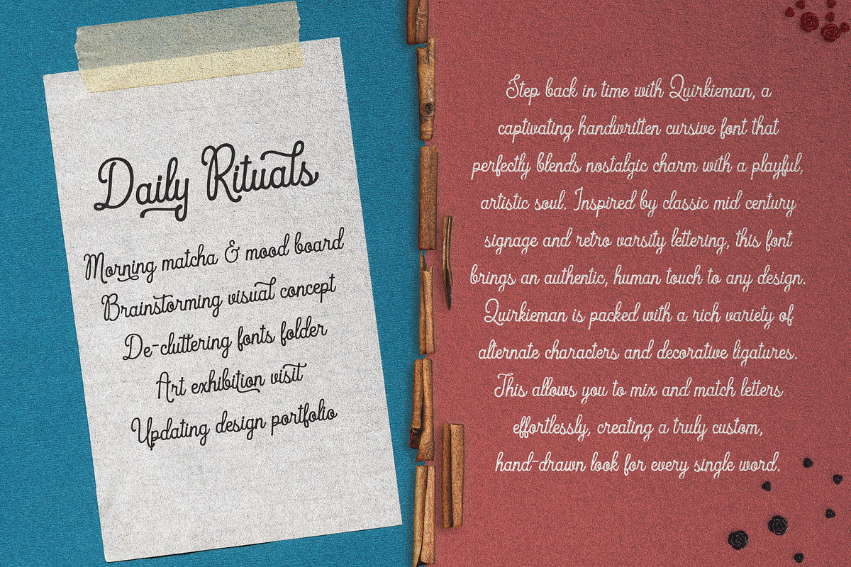 Quirkieman, a Handwritten Font by deadlock studio (Photo 4 of 10)