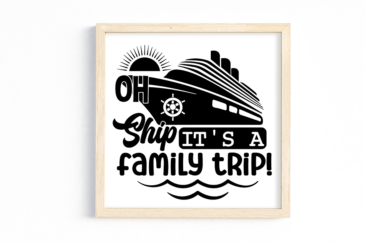 Family Cruise Vacation 2023 SVG Bund, an Object Graphic by Design's Dark (Photo 10 of 14)