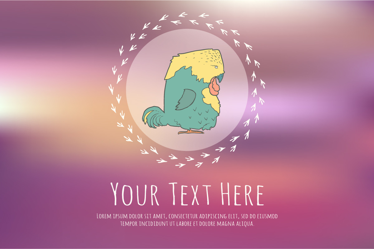 Hand drawn vector cartoon dove, a Decorative Illustration by Andrew Bzh.