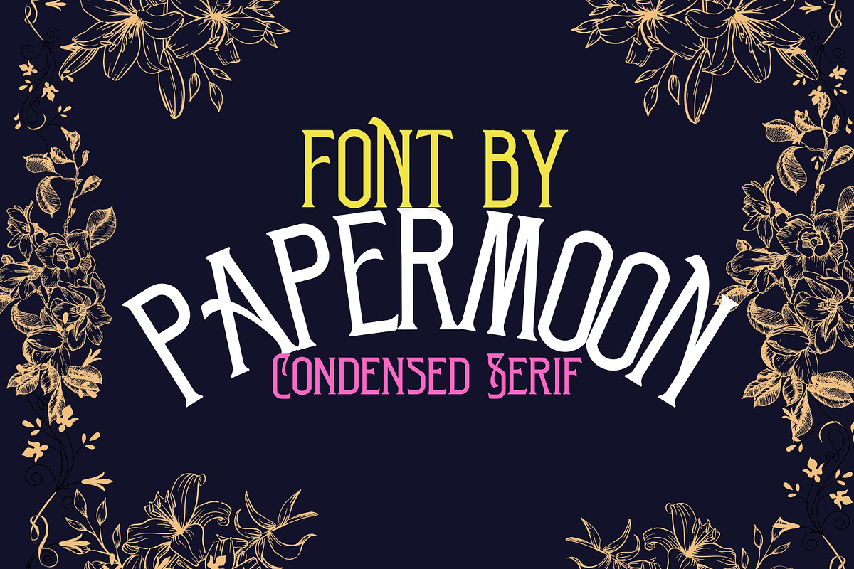 Victorian - Vintage Display Font, a Serif Font by PaperMoon (Photo 2 of 4)