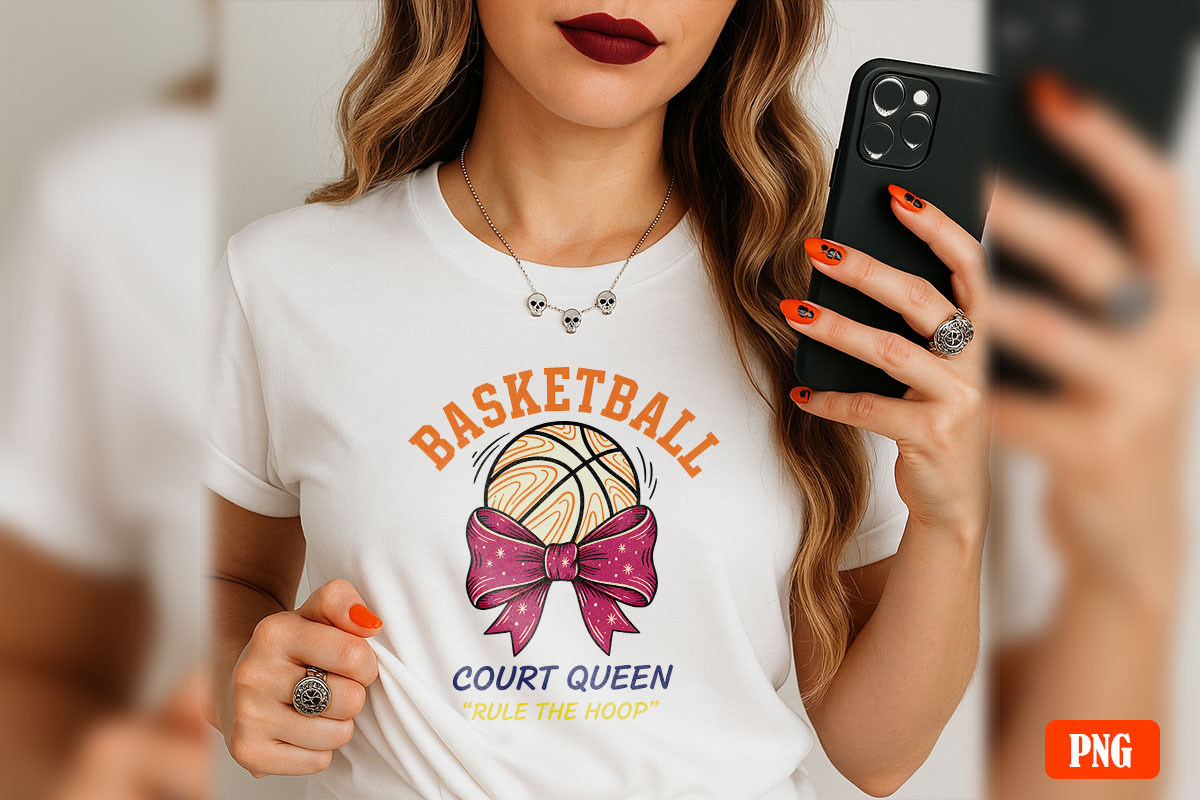 Cute Basketball Mom & Game Day, a Sport Illustration by GlitterCraft (Photo 93 of 101)