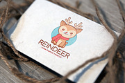 Rudolph Reindeer Logo Template, a Branding & Logo Template by vectorwithin (Thumbnail 2 of 3)