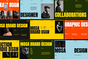 MOSA - Brand Design Google Slides, a Presentation Template by Creatorism (Thumbnail 1 of 10)