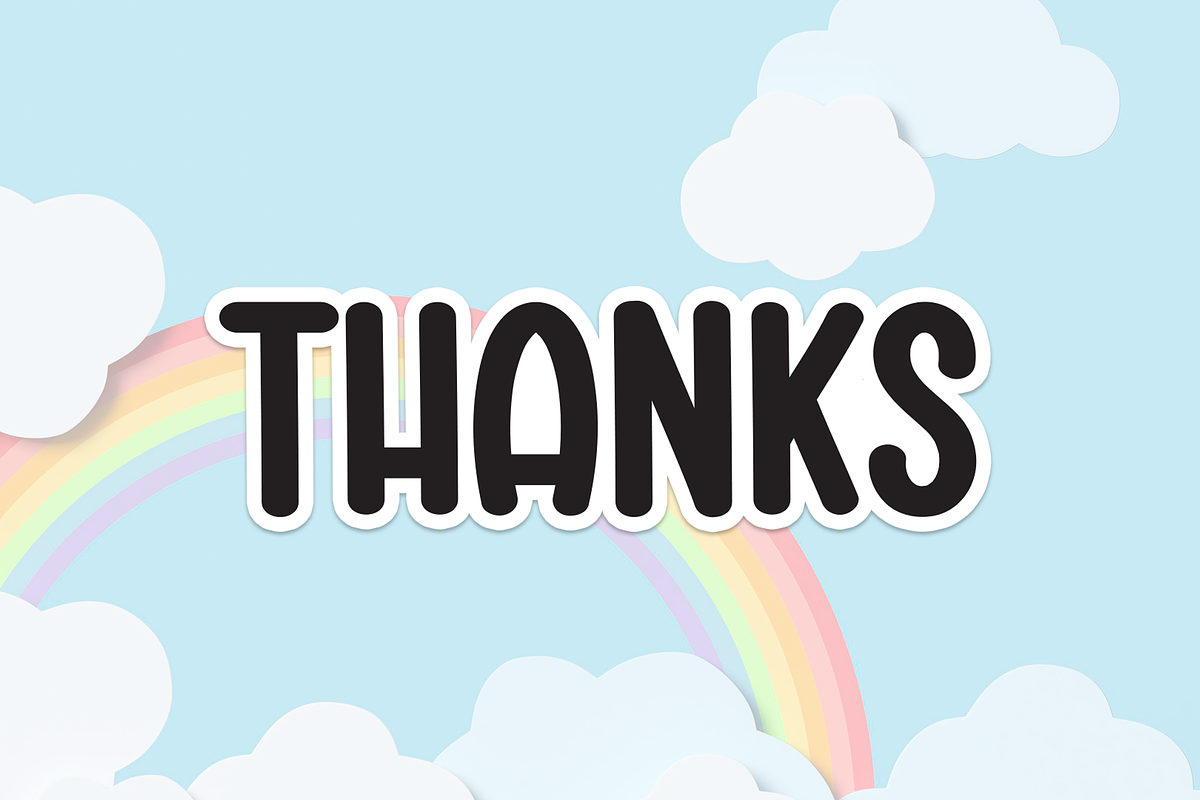Rainbow Weekend | Script Font, a Script Font by Scratchones (Photo 8 of 8)