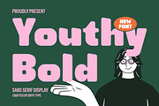 DT Youthy Bold, a Sans Serif Font by Dryy.type (Thumbnail 1 of 8)