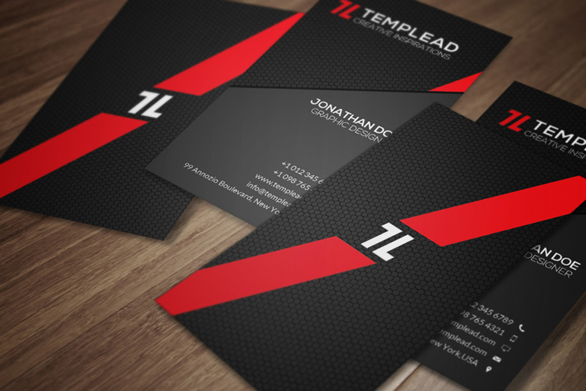 Corporate Business Card CM121, a Business Card Template by annozio (Photo 1 of 5)