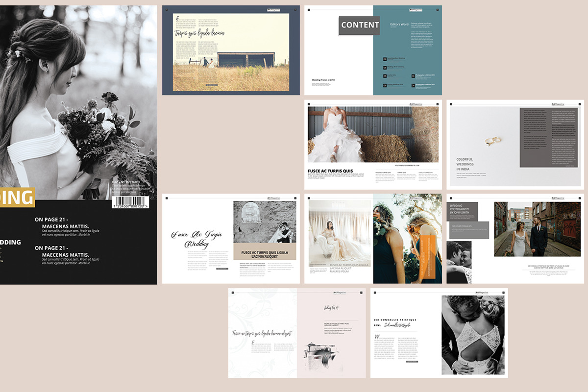 Magazine Template 03, a Magazine Template by pmvch (Photo 2 of 2)